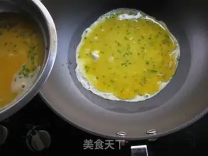 Make No oiled egg rolls step 4