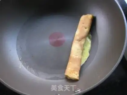 Make No oiled egg rolls step 5