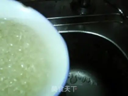 Make Green bean rice congee step 1