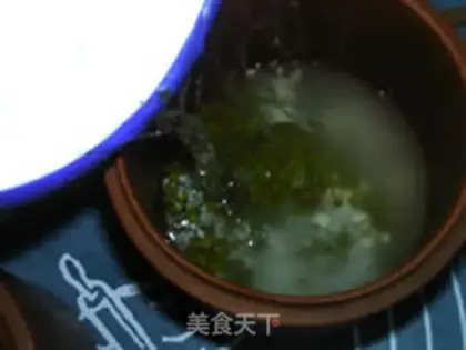 Make Green bean rice congee step 5