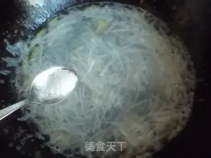 Make Shrimp fan radish soup step 7