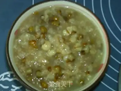 Make Green bean rice congee step 8