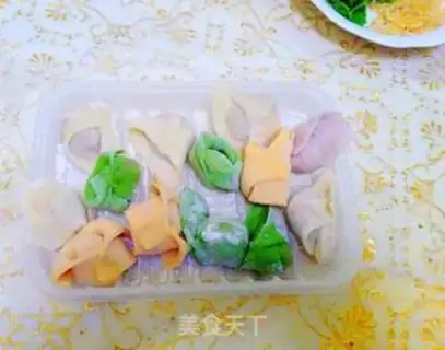 Make Colored chicken soup step 6