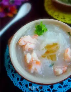 Make Shrimp fan radish soup step 10