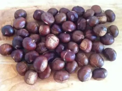 Make Baked chestnuts step 1