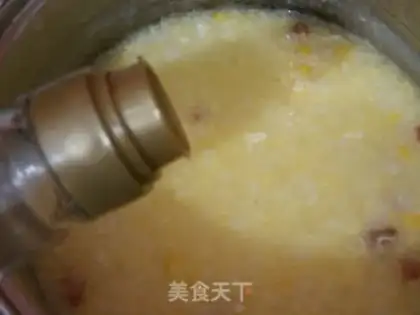 Make Corn egg porridge step 11