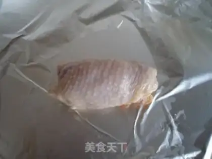 Make Salted egg, chicken leg roll step 9
