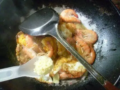 Make Shrimp with eggs step 9