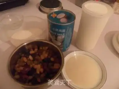Make Coconut bean cake step 0