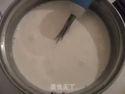 Make Coconut bean cake step 1