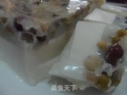 Make Coconut bean cake step 2