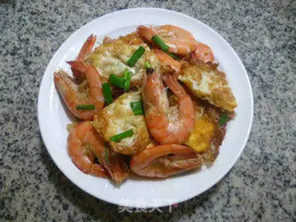 Make Shrimp with eggs step 12