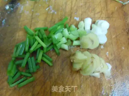 Make Blue pepper squid step 2