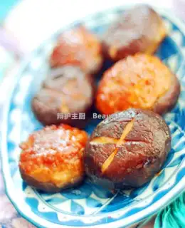 Make Japanese photos burning mushroom meat box step 10