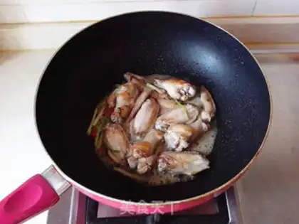 Make A walnut purr and fried chicken wings step 12