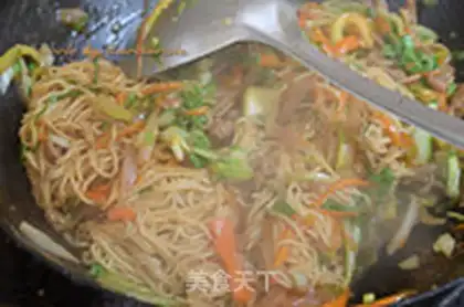 Make Lamb noodles step 8
