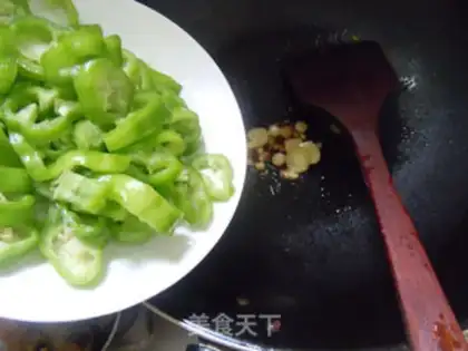 Make Blue pepper squid step 5