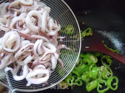 Make Blue pepper squid step 6