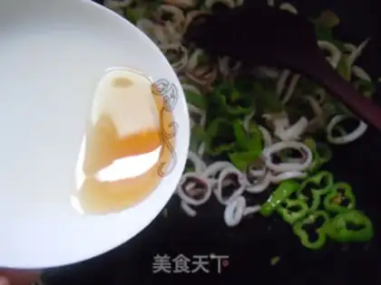 Make Blue pepper squid step 7
