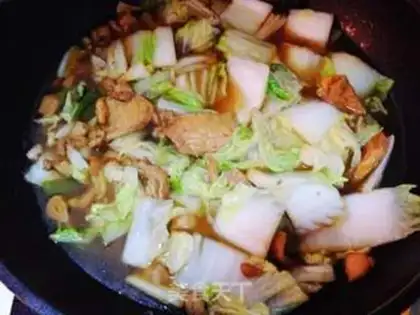 Make Powder pork stew step 6