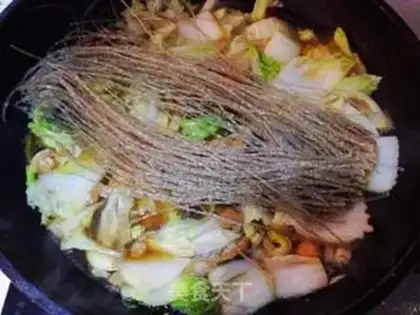 Make Powder pork stew step 7