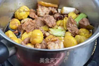 Make Chestnut roasted lamb step 5