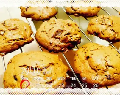Make raisin chocolate soft cookies step 9