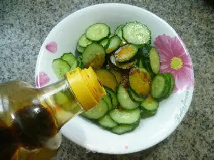 Make Sour chicken with cucumbers step 8