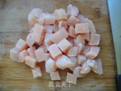 Make Five-coloured chicken step 1