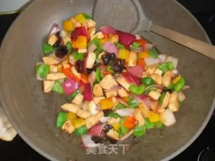 Make Five-coloured chicken step 12
