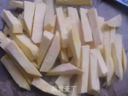 Make Potato peanut congee step 3