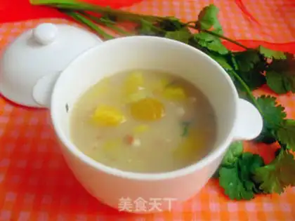 Make Potato peanut congee step 6