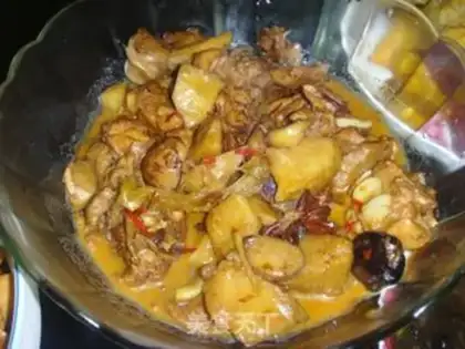 Make Chicken stew with potatoes and chestnuts step 9