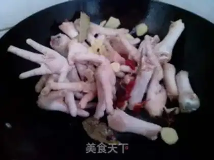 Make Peach claws burn tacos step 1