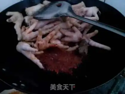 Make Peach claws burn tacos step 2