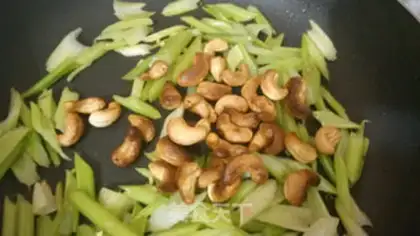Make Celery cashew step 8
