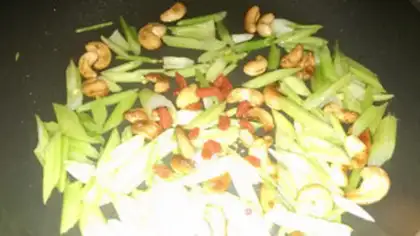 Make Celery cashew step 10