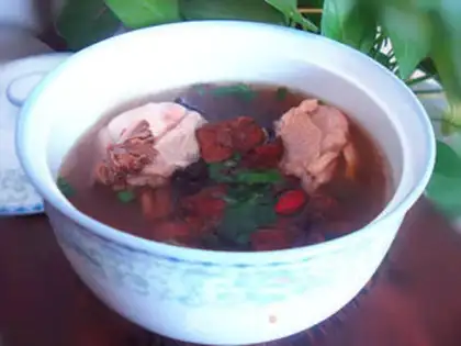 Make Fung chicken leg soup step 4