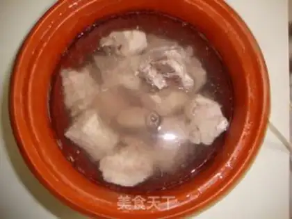Make White radish steak soup step 1