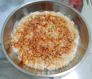 Make The rice bottom pizza step 6