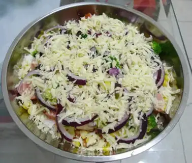 Make The rice bottom pizza step 8
