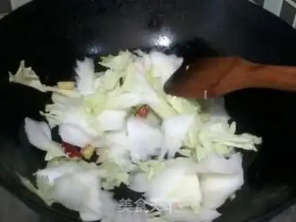 Make Spicy cabbage step 2