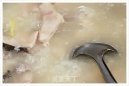 Make Fish chips, thin meat porridge step 7