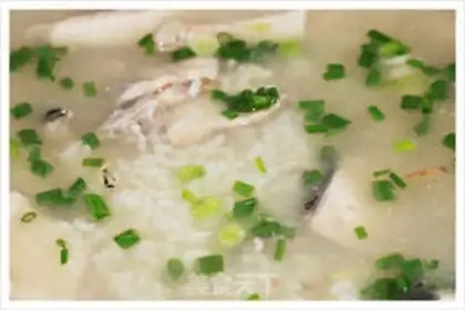 Make Fish chips, thin meat porridge step 8