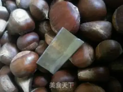 Make Fried chestnuts step 1