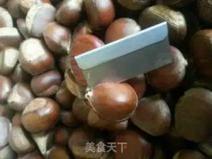 Make Fried chestnuts step 2