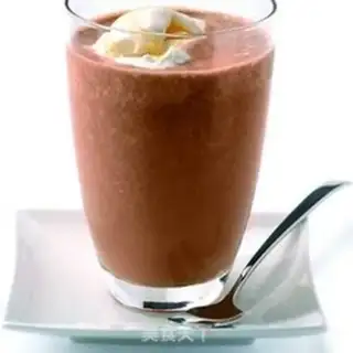 Make A coffee banana, a maple fruit shake step 0