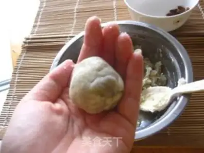 Make A melon cheese sesame ball step 6