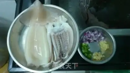 Make Soy squid drums step 0