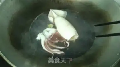 Make Soy squid drums step 1